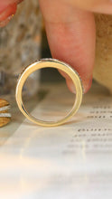 Load image into Gallery viewer, LUOWEND 18K Yellow Gold Real Natural Diamond Ring for Women
