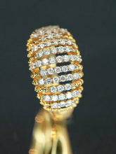 Load image into Gallery viewer, LUOWEND 18K Yellow Gold Fine Jewelry Real Natural Diamond Ring for Women
