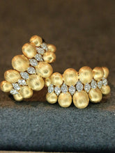 Load image into Gallery viewer, LUOWEND 18K Yellow Gold Fine Jewelry Real Natural Diamond Ring for Women

