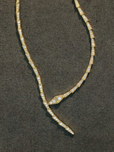 Load image into Gallery viewer, LUOWEND 18K Yellow Gold Fine Jewelry Real Natural Diamond Necklace for Women
