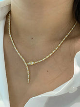 Load image into Gallery viewer, LUOWEND 18K Yellow Gold Fine Jewelry Real Natural Diamond Necklace for Women
