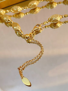 LUOWEND 18K Gold Necklace for Women
