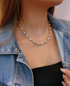 LUOWEND 18K Gold Necklace for Women