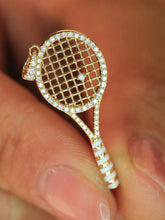 Load image into Gallery viewer, LUOWEND 18K Yellow Gold Fine Jewelry Real Natural Diamond Pendant for Women
