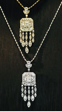 Load image into Gallery viewer, LUOWEND 18K White/Yellow Gold Fine Jewelry Real Natural Diamond Pendant for Women
