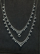 Load image into Gallery viewer, LUOWEND 18K White Gold Fine Jewelry Real Natural Diamond Necklace for Women

