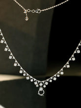 Load image into Gallery viewer, LUOWEND 18K White Gold Fine Jewelry Real Natural Diamond Necklace for Women

