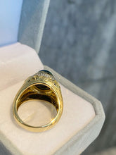 Load image into Gallery viewer, LUOWEND 18K Yellow Gold Natural Opal Ring for Women

