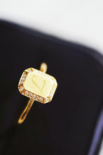 Load image into Gallery viewer, LUOWEND 18K Yellow Gold Ring for Women
