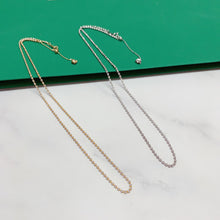 Load image into Gallery viewer, LUOWEND 18K White or Yellow Gold Necklace for Women
