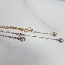 Load image into Gallery viewer, LUOWEND 18K White or Yellow Gold Necklace for Women
