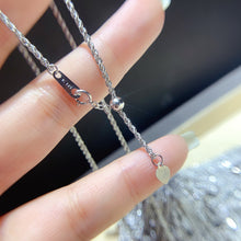 Load image into Gallery viewer, LUOWEND 18K White or Yellow Gold Necklace for Women
