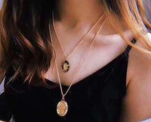 Load image into Gallery viewer, LUOWEND 18K White or Yellow Gold Necklace for Women

