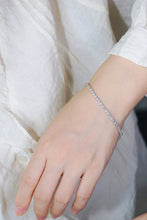 Load image into Gallery viewer, LUOWEND 18K White Gold Natural Diamond Bracelet for Women
