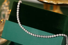 Load image into Gallery viewer, LUOWEND 18K White Gold Real Natural Diamond Bracelet for Women
