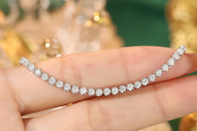 Load image into Gallery viewer, LUOWEND 18K White Gold Real Natural Diamond Bracelet for Women
