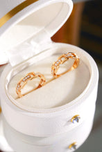 Load image into Gallery viewer, LUOWEND 18K Rose Gold Natural Diamond Ring for Women
