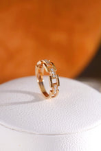 Load image into Gallery viewer, LUOWEND 18K Rose Gold Natural Diamond Ring for Women
