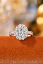 Load image into Gallery viewer, LUOWEND 18K White Gold Real Natural Pink Diamond Ring for Women
