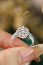 Load image into Gallery viewer, LUOWEND 18K White Gold Real Natural Pink Diamond Ring for Women
