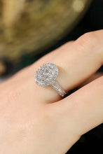 Load image into Gallery viewer, LUOWEND 18K White Gold Real Natural Pink Diamond Ring for Women
