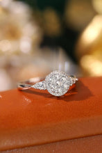Load image into Gallery viewer, LUOWEND 18K White Gold Real Natural Diamond Ring for Women
