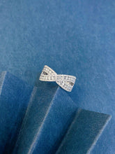 Load image into Gallery viewer, LUOWEND 18k White Gold Natural Diamond Ring for Women
