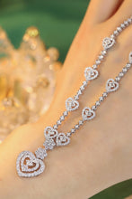 Load image into Gallery viewer, LUOWEND 18K White Gold Real Natural Diamond Necklace for Women

