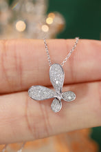 Load image into Gallery viewer, LUOWEND 18K White Gold Real Natural Diamond Pendant Necklace for Women
