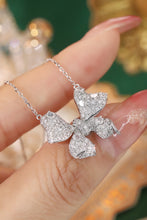 Load image into Gallery viewer, LUOWEND 18K White Gold Real Natural Diamond Pendant Necklace for Women
