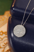 Load image into Gallery viewer, LUOWEND 18K White Gold Real Natural Diamond Pendant Necklace for Women
