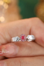 Load image into Gallery viewer, LUOWEND  18K White Gold Real Natural Pink Diamond Ring for Women
