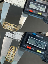 Load image into Gallery viewer, LUOWEND 18K White/Yellow Gold Natural Diamond Ring for Women
