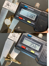 Load image into Gallery viewer, LUOWEND 18k Yellow Gold Natural Diamond Ring for Women
