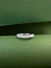 Load image into Gallery viewer, LUOWEND 18K White Gold Natural Diamond Ring for Women
