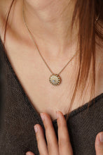 Load image into Gallery viewer, LUOWEND 18K Yellow Gold Real Natural Diamond Necklace for Women
