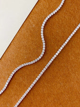 Load image into Gallery viewer, LUOWEND 18K White Gold Natural Diamond Bracelet for Women
