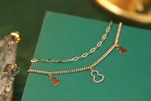 Load image into Gallery viewer, LUOWEND 18K Rose Gold Real Natural Diamond Bracelet for Women
