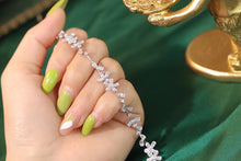 Load image into Gallery viewer, LUOWEND 18K White Gold Real Natural Diamond Bracelet for Women
