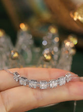 Load image into Gallery viewer, LUOWEND 18K White Gold Real Natural Diamond Bracelet for Women
