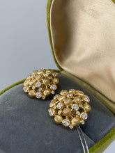 Load image into Gallery viewer, LUOWEND 18K Yellow Gold Natural Diamond Stud Earrings for Women
