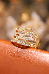LUOWEND 18K Yellow Gold Real Natural Diamond Pendant Necklace for Women