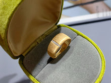 Load image into Gallery viewer, LUOWEND 18K Yellow Gold Natural Diamond Ring for Women
