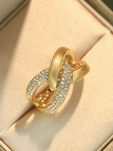 Load image into Gallery viewer, LUOWEND 18K Yellow Gold Fine Jewelry Real Natural Diamond Ring for Women
