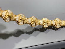 Load image into Gallery viewer, LUOWEND 18K Yellow Gold Natural Diamond Bracelet for Women
