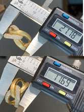 Load image into Gallery viewer, LUOWEND 18K Yellow Gold Fine Jewelry Real Natural Diamond Ring for Women
