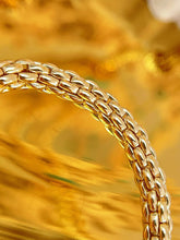 Load image into Gallery viewer, LUOWEND 18K White+Yellow Gold Natural Diamond Bracelet for Women
