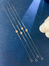 Load image into Gallery viewer, LUOWEND 18K White Gold Natural Yellow Diamond Bracelet for Women
