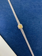 Load image into Gallery viewer, LUOWEND 18K White Gold Natural Diamond Bracelet for Women
