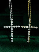 Load image into Gallery viewer, LUOWEND 18K White/Yellow Gold Fine Jewelry Real Natural Diamond Pendant Necklace for Women
